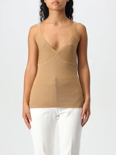 MAX MARA TOP MAX MARA WOMAN COLOR BEIGE,F84491022