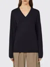 Max Mara Leisure Cavour V-neck Virgin Wool Sweater In Black