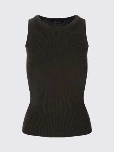 Max Mara Top  Woman Color Black In Brown