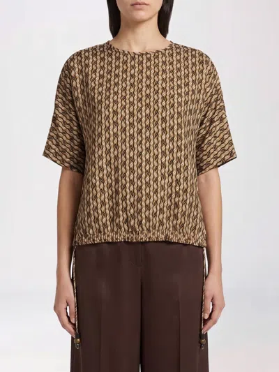 Max Mara Top Woman  In Brown