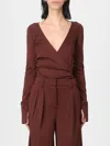 Max Mara Top  Woman Color Burgundy In Burgundy