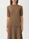 Max Mara Top Woman Hazel In Brown