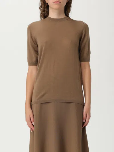 Max Mara Top Woman Hazel In Brown