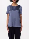 Max Mara Silk Satin Blouse In Water