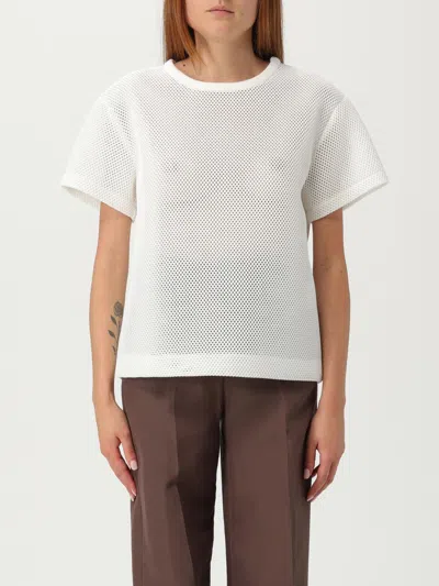 Max Mara Top Woman White In Neutral