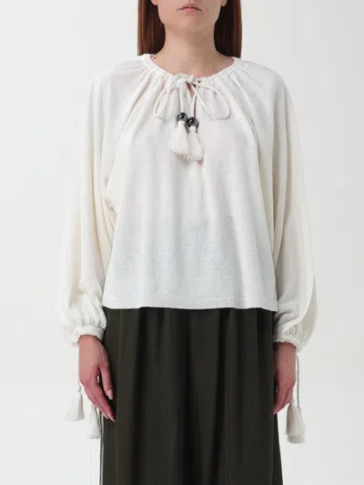 Max Mara Top  Woman Color White In White