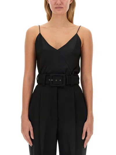 Max Mara Top Metello Piano In Black
