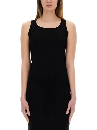 Max Mara Top Pot In Black