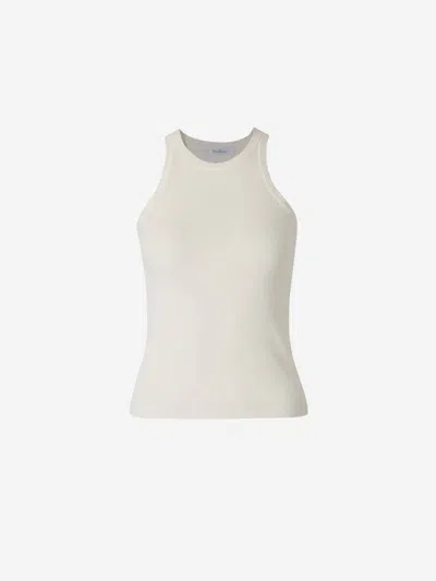 MAX MARA MAX MARA TOP PUNTO ALGODÓN