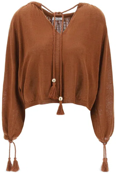 Max Mara Sweater  Woman Color Brown In Brown
