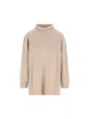 Max Mara Top In Neutral