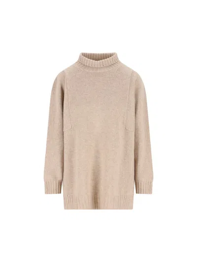 Max Mara Top In Neutral