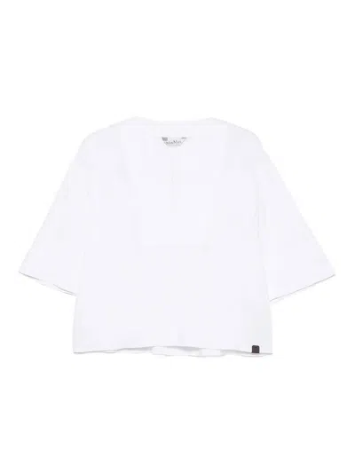 Max Mara Top In White