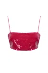 Max Mara Maxmara Studio Cimone Top In Fuxia