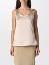 Max Mara Top Woman Beige In Cream