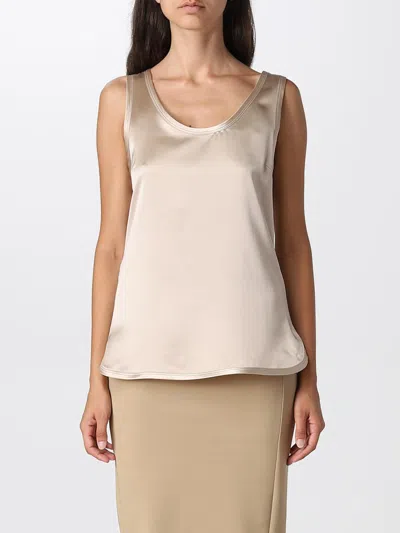 Max Mara Top Woman Beige In Cream