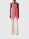 Max Mara Top Woman Color Pink In Multi