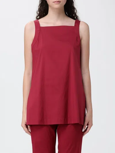 Max Mara Top Woman In Red