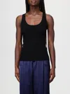 Max Mara Eliadi Ribbed Wool Tank Top In Black