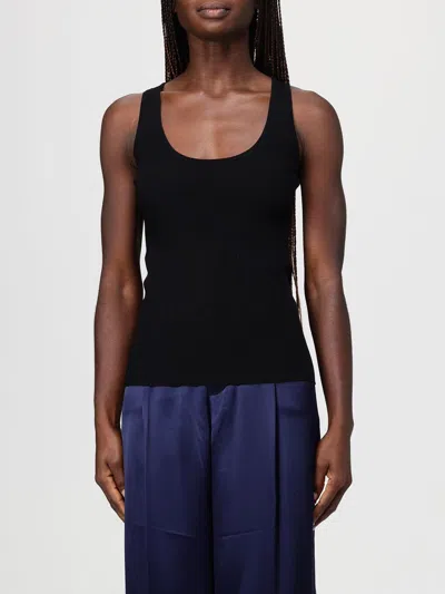 Max Mara Eliadi Ribbed Wool Tank Top In Black