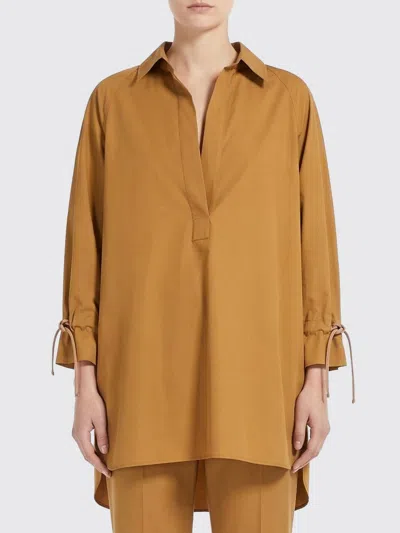 Max Mara Top Woman  In Gold