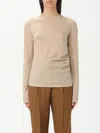 Max Mara Top Woman Natural In Neutral