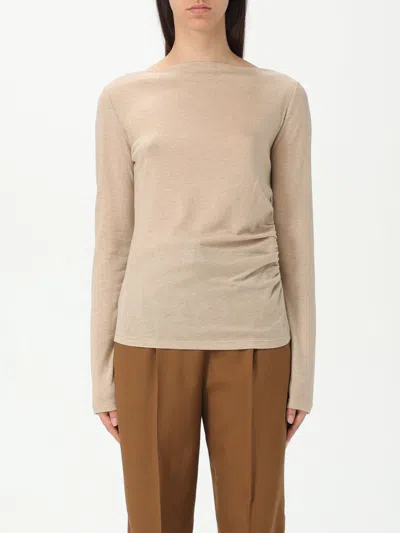 Max Mara Top Woman Natural In Neutral