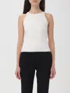 Max Mara Top Woman Yellow Cream In Neutral