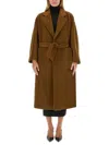 Max Mara Long-sleeved Coat In Brown