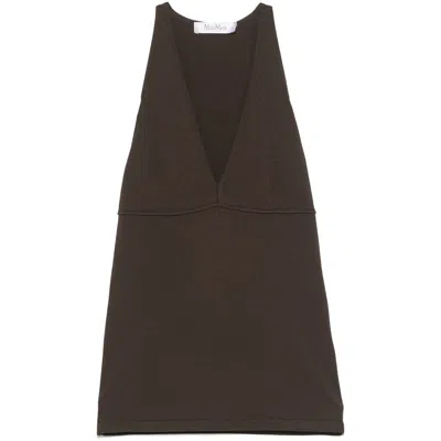Max Mara Tops In Brown