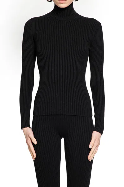 Max Mara Tops In Black