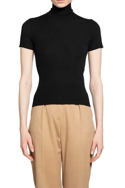 Max Mara Tops In Black