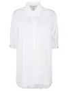 Max Mara Teano Popeline Shirt In White