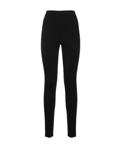 Max Mara Torino Jersey Leggings In Black