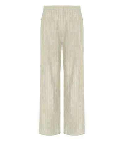 Max Mara Toronto Beige Pants In Neutral