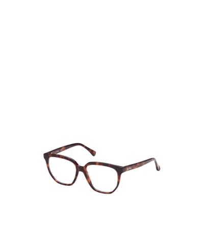 Max Mara Tortoiseshell-effect Optical Lenses In Black