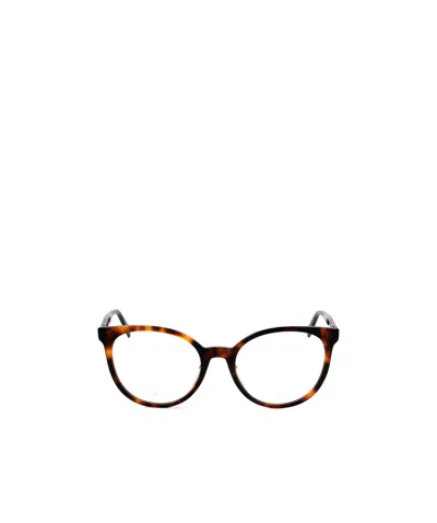 Max Mara Tortoiseshell Pantos-frame Glasses In White