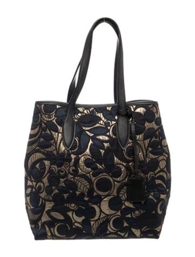 Pre-owned Max Mara Tote In Gold