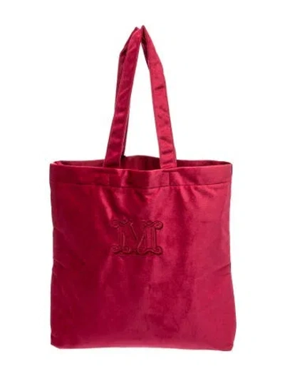 Pre-owned Max Mara Tote W/ Tags In Red