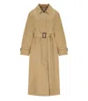 Max Mara Trafoi Padded Trench Coat In Brown