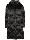 Max Mara Trefe Parka In Black