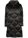 Max Mara Trefe Parka In Black