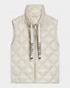 Max Mara Sleeveless Down Jacket In Sand