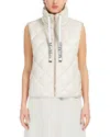 Max Mara Sleeveless Down Jacket In Sand