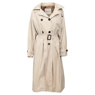 Pre-owned Max Mara Trench Coat - '10s In Sand