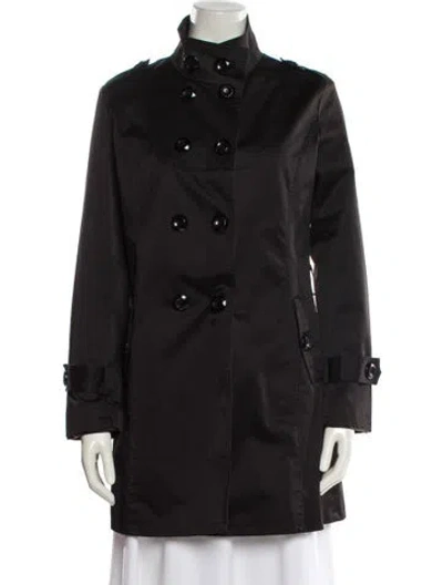 Pre-owned Max Mara Trench Coat In Black