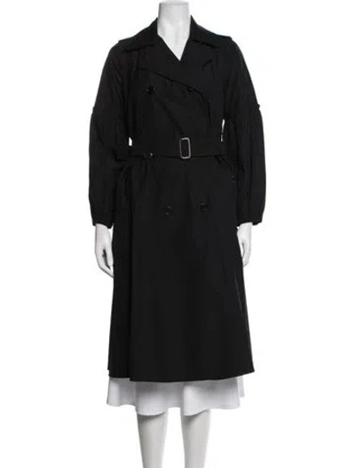 Pre-owned Max Mara Trench Coat In Black