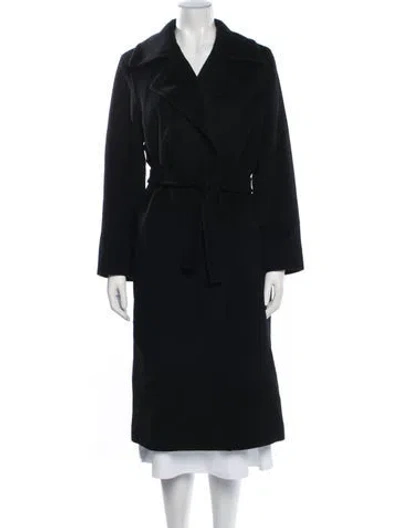 Pre-owned Max Mara Trench Coat In Blue
