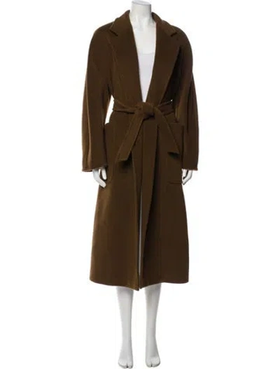Pre-owned Max Mara Trench Coat In Brown