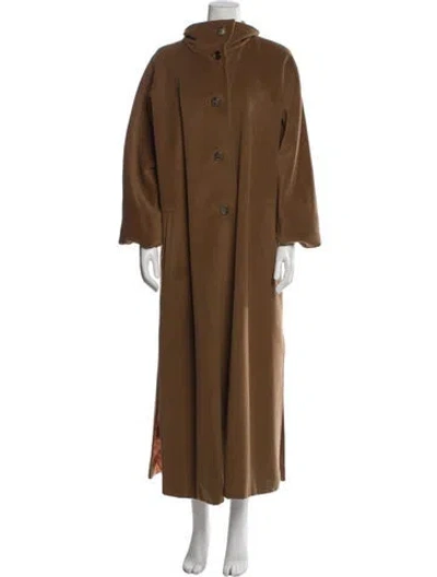 Pre-owned Max Mara Trench Coat In Brown